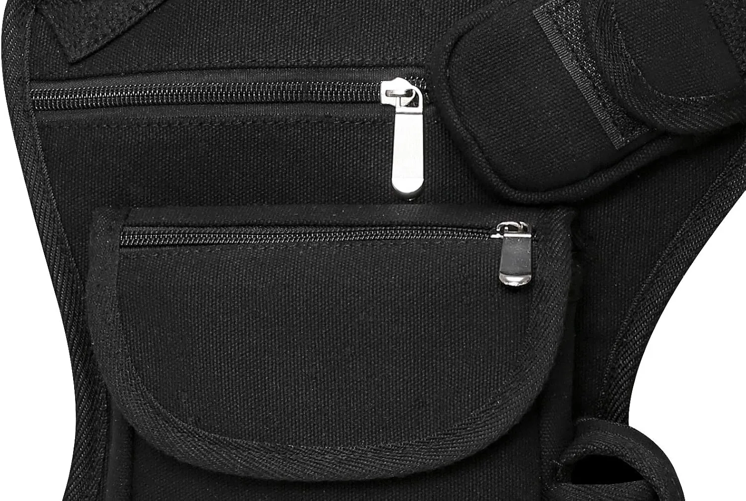 SEALINF Canvas Waist Bag Fanny Pack Racing Drop Leg Bag Motorcycle Outdoor Bag