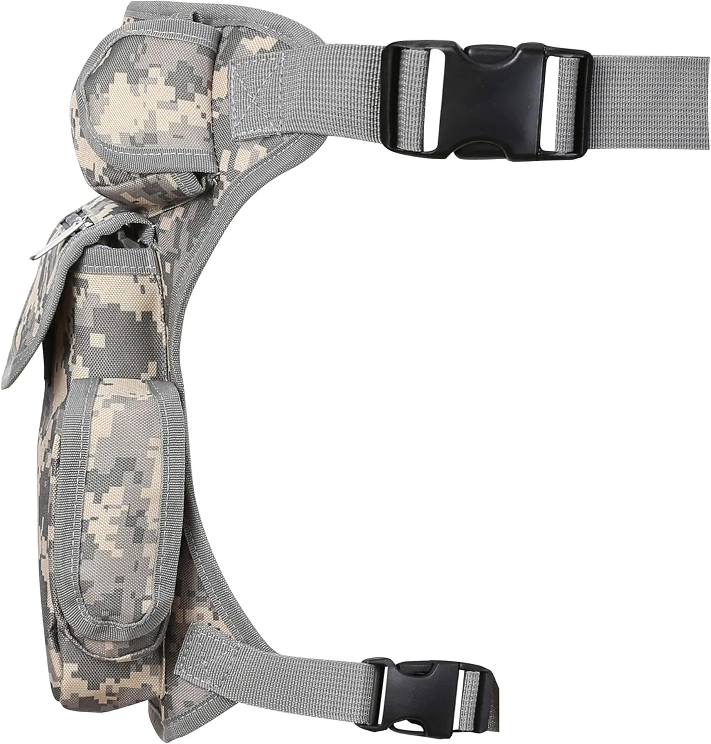 SEALINF Canvas Waist Bag Fanny Pack Racing Drop Leg Bag Motorcycle Outdoor Bag