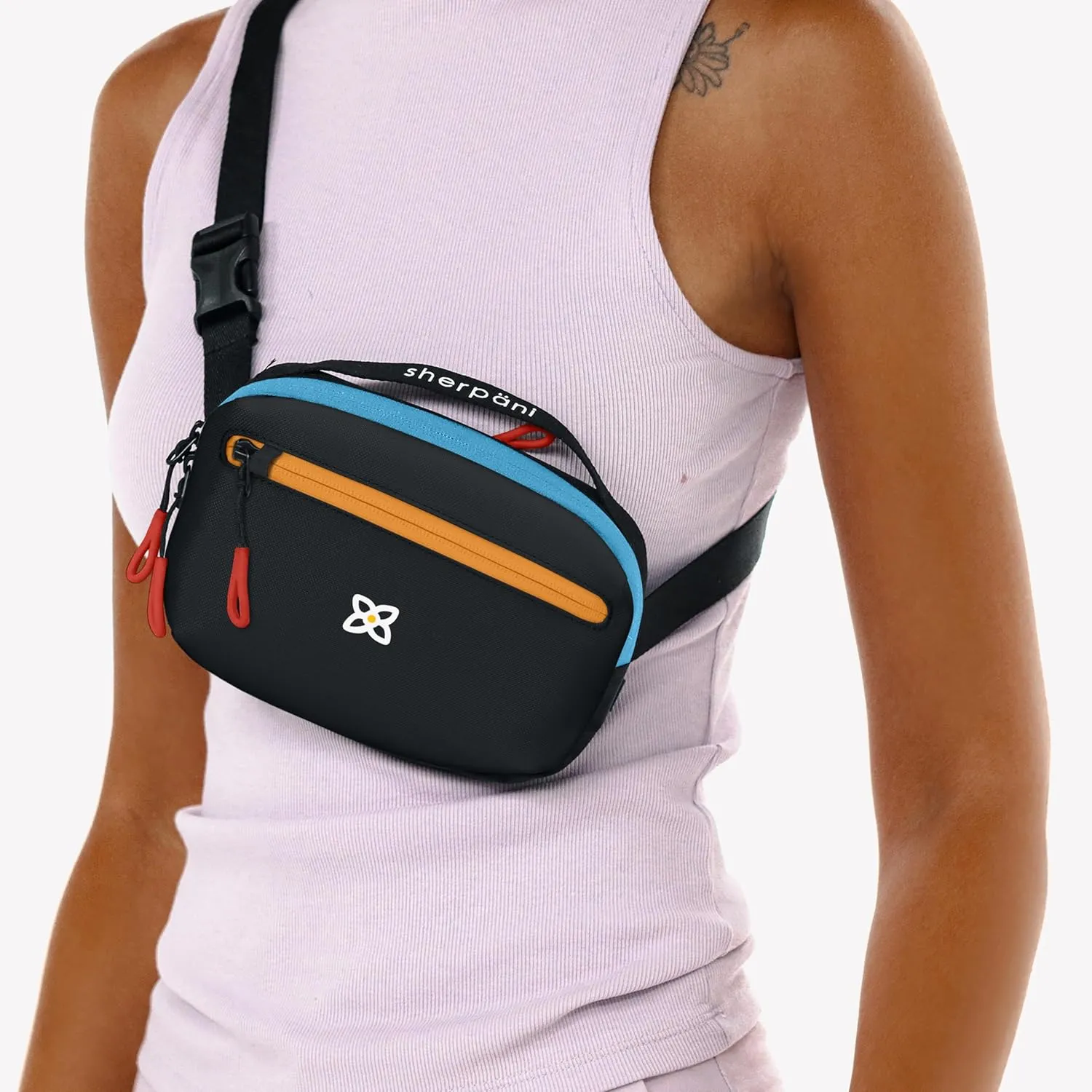 Sherpani Hyk, Lightweight Belt Bag, Travel Fanny Pack, Small Sling Crossbody Bag, Travel Purse for Women, RFID Protection