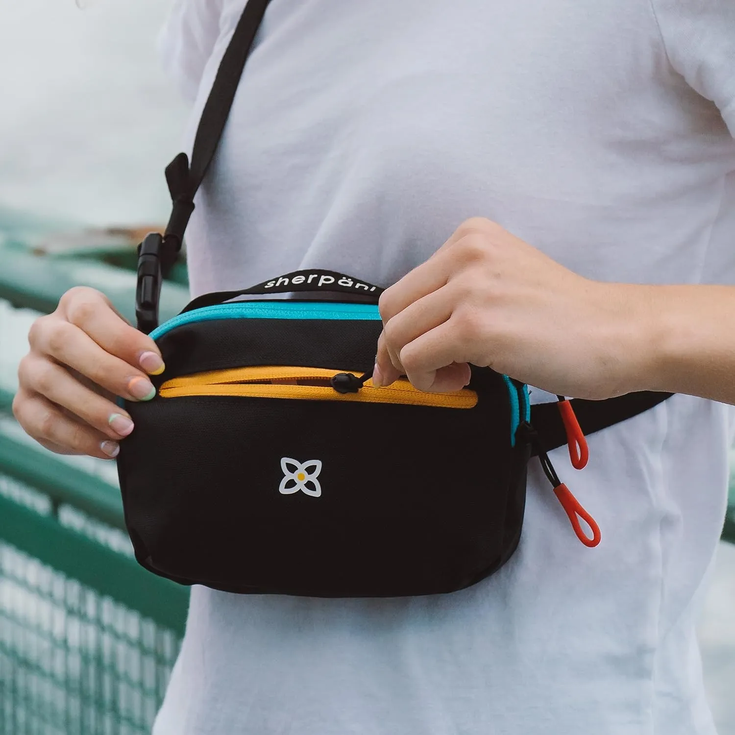 Sherpani Hyk, Lightweight Belt Bag, Travel Fanny Pack, Small Sling Crossbody Bag, Travel Purse for Women, RFID Protection