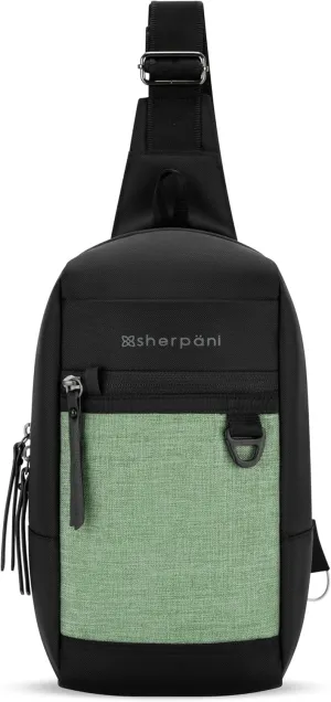 Sherpani Metro, Anti Theft Sling Bag, Sling Backpack, 5L Travel Bag, Chest Bag, Women Shoulder Sling Purse, Crossbody Backpack, Sling Pack, Metal Hardware, Travel Gift for Mothers Day 2025 (Basil)