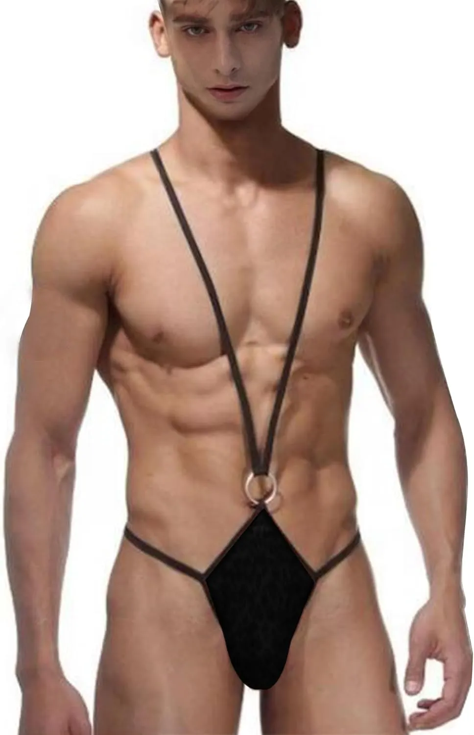SHERRYLO Men’s Sling Bikini G String Thong Exotic Underwear Thongs and G-strings Sexy Man Mens Jockstrap Mankini Jockstraps