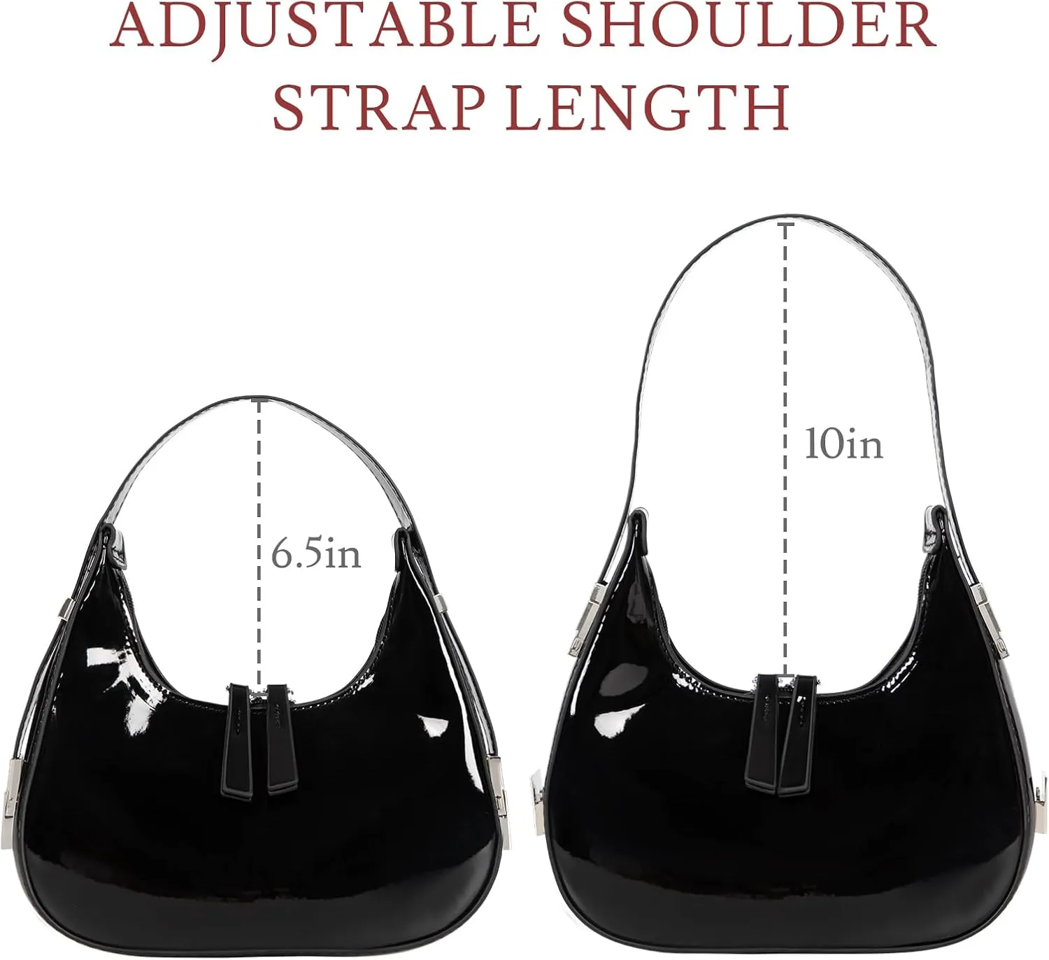 Shoulder Bag Crescent Retro Y2k Hobo Handbags 90s Underarm Purse Bag Fashion Clutch Purses for Women