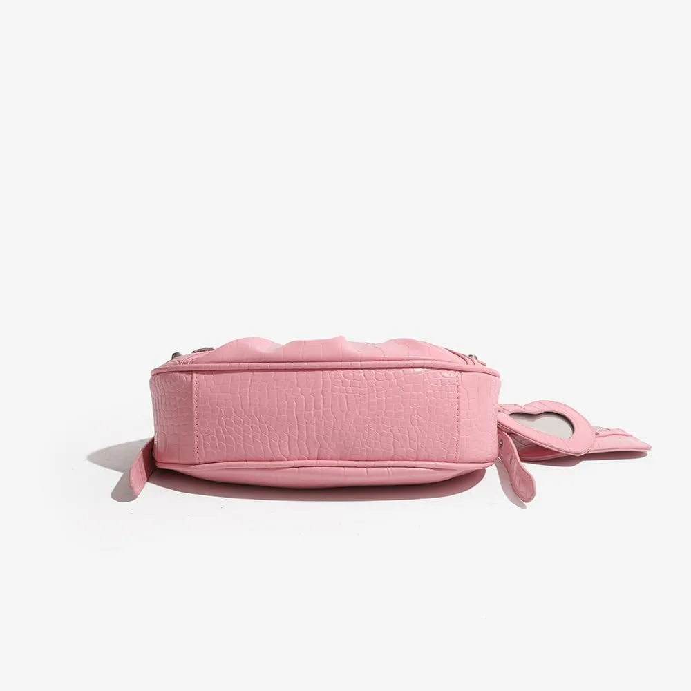 Shoulder Bag for Women Leather Hobo Bag Adjustable Strap Y2K Purse for Women Crossbody Bags Small Punk Purse