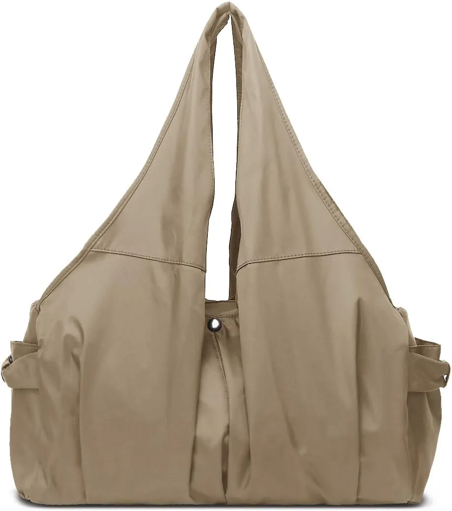 Shoulder Bag for Women, Waterproof Shopping Lightweight Work Purse and Handbag Travel Tote Oxford Nylon Large Capacity Hobo