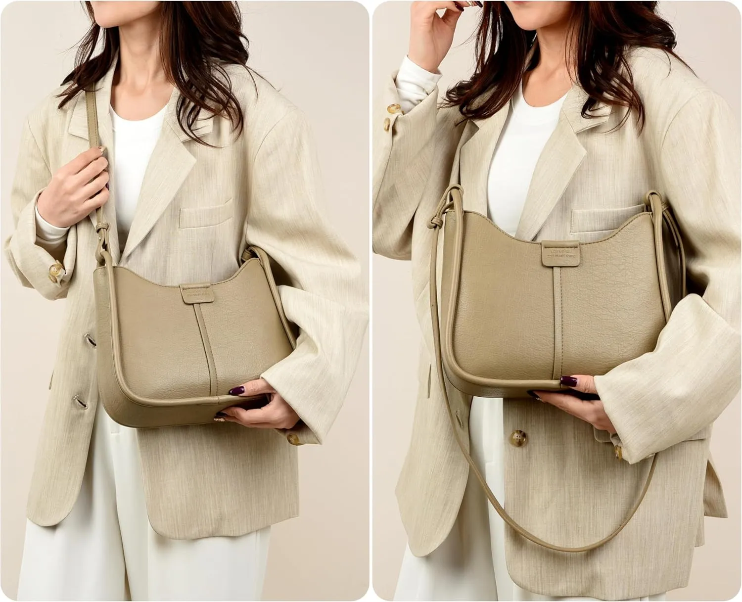 Shoulder Bag Under The Arm Purses For Ladies Slouchy Tote Purses