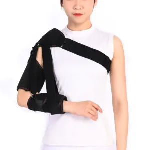 Shoulder Belt Support Arm Sling, Shoulder Brace for Men Women, Adjustable Straps Right Left Single Pads for Stroke Hemiplegia Subluxation Dislocation Recovery Rehabilitation Straps.