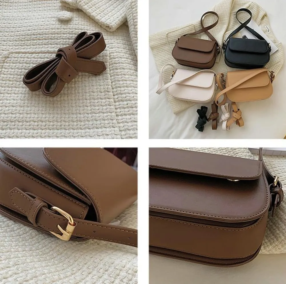Shoulder Handbag for Women Vegan Leather Designer Crossbody Bag Trendy Purse Adjustable Hobo Bag for Work Travel