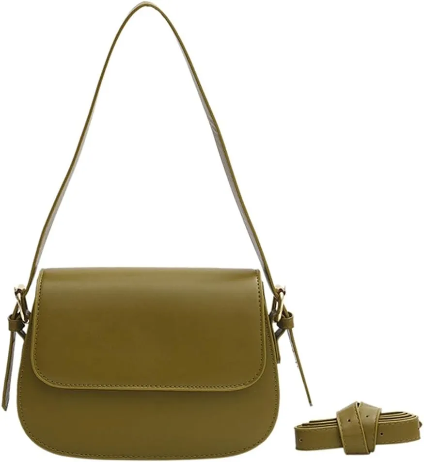 Shoulder Handbag for Women Vegan Leather Designer Crossbody Bag Trendy Purse Adjustable Hobo Bag for Work Travel