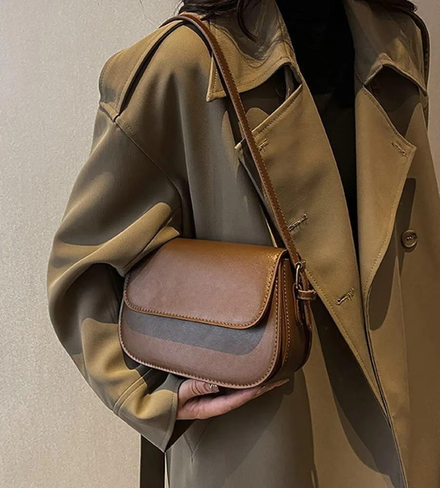 Shoulder Handbag for Women Vegan Leather Designer Crossbody Bag Trendy Purse Adjustable Hobo Bag for Work Travel