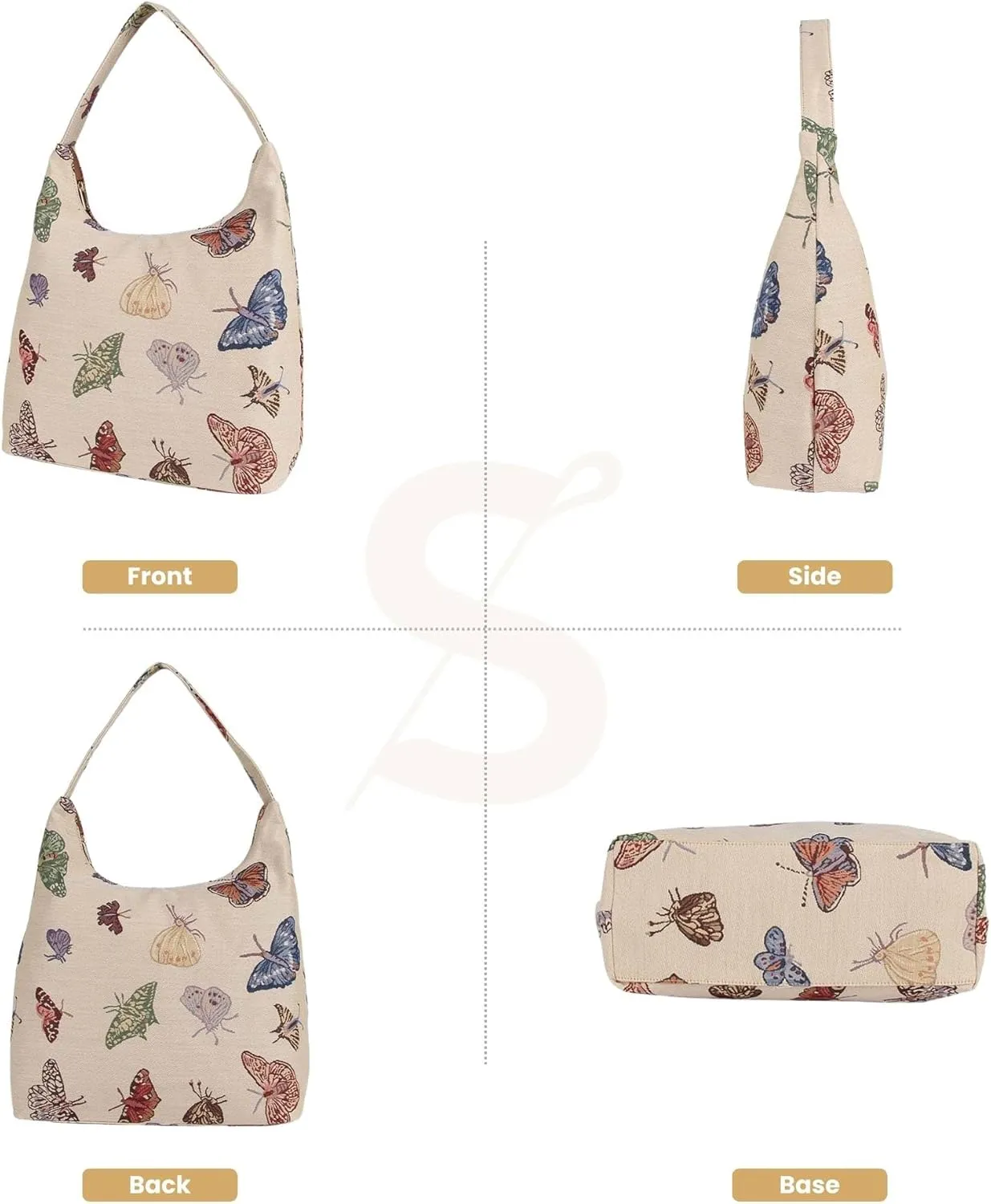 Signare Tapestry Hobo Shoulder bag Slouch Purse For Women