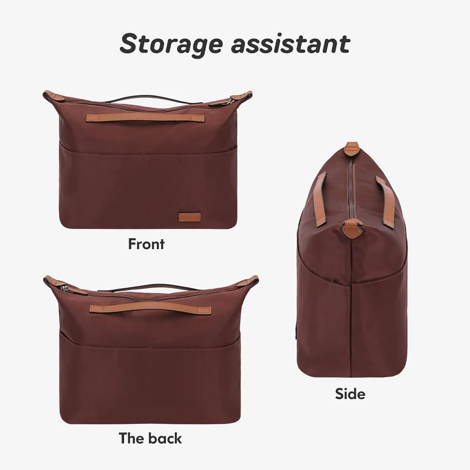 Silk fabric Handbag Organizers Tote bag Organizer handbag Organizer Storage bag