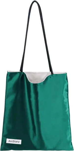 Silk Hobo Bags for Women,Casual Tote Bag,Large Capacity Shoulder Handbags with Inner Pockets