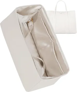 Silk Purse Organizer for Garden Party 26/30/36/49,Insert Bag in Bag,Luxury Handbag Tote Lining Bag Shapers（Canvas,GP49）
