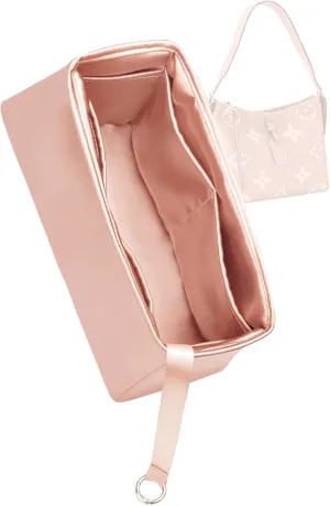 Silk Purse Organizer for LV Carryall - Insert Bag in Bag, Luxury Handbag Tote Lining - PM RSE Eglantine