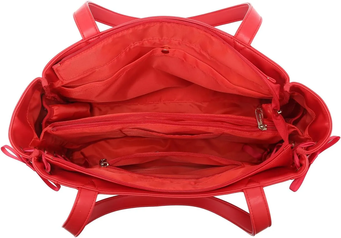 Silk Ribbon Tote Bag Ita Bag Shoulder Bag Faux Leather Kawaii Purses and Handbags with Pin Display