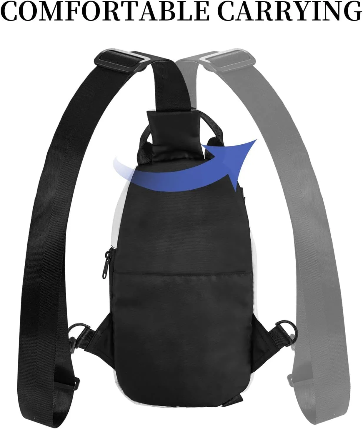 Sling Bag Crossbody Backpack for Men Women Blooming flowers Chest Bag Crossbody Bag for Travel Sport Running