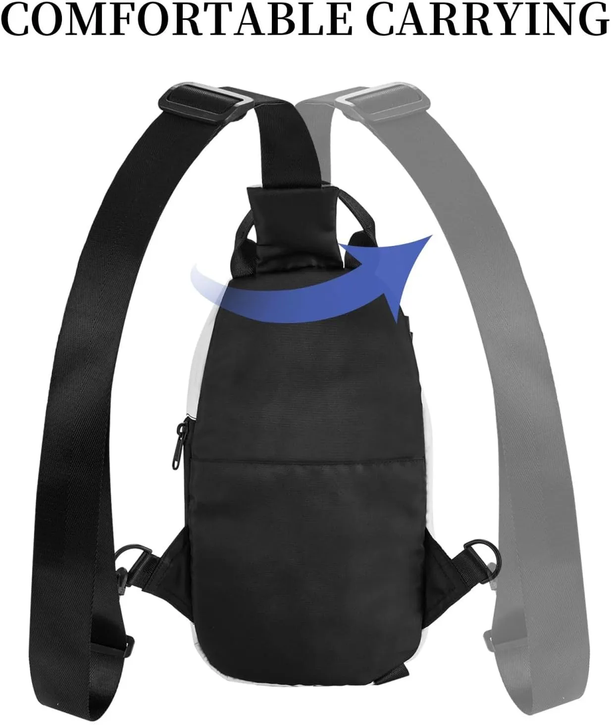 Sling Bag Crossbody Backpack for Men Women Crow Birds Chest Bag Crossbody Bag for Travel Sport Running