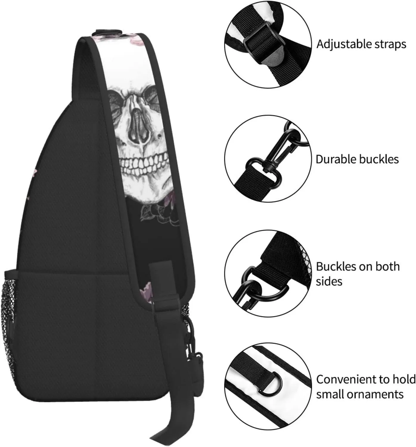 Sling Bag Crossbody Women Men Travel Chest Backpack Leisure Sports Outdoor Running Hiking