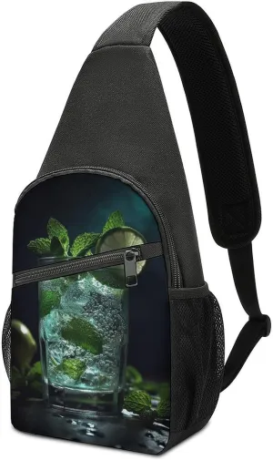 Sling Bag for Women Men Crossbody Bag Chest Bag Lustrous Stone Sling Backpack Fanny Packs Travel Hiking Daypack
