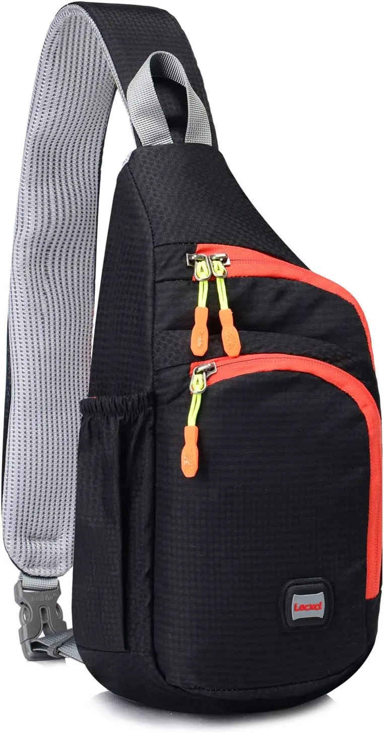 Sling Bag Waterproof Sling Backpack Lightweight Crossbody Chest Bag Daypack Hiking Travel for Women Men