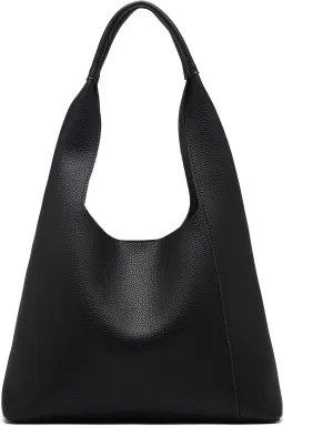 Slouchy Hobo Bags for Women, Shoulder Handbag Purse 2pcs Soft Tote Work Bag PU Leather Top Handle Bag