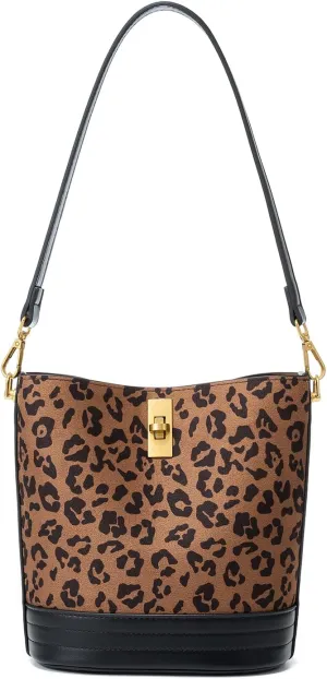 Small Bucket Bag Bucket Purse for Women Shoulder Purse Crossbody Handbag Mini Faux Suede Hobo Bag