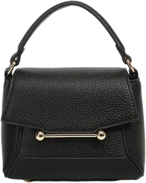 Small Crossbody Bags for Women Trendy Leather Top-handle Handbags Satchels Designer Mini Shoulder Purse with Flap 2025