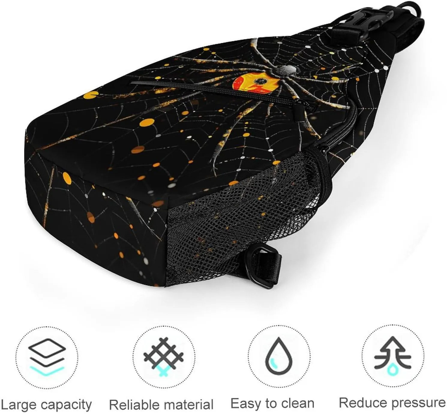 Small Crossbody Sling Backpack Flag of Venezuela Chest Bags for Traveling Chest Fashion Shoulder Bag