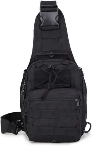 Small Hiking Daypack Sling Chest Bag Multifunctional Shoulder Messenger Crossbody Backpack Camping Pack