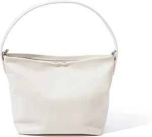 Small Shoulder Bag for Women in Patent Leather for Work and Leisure, Great Gift, Black or White Colors for Choice