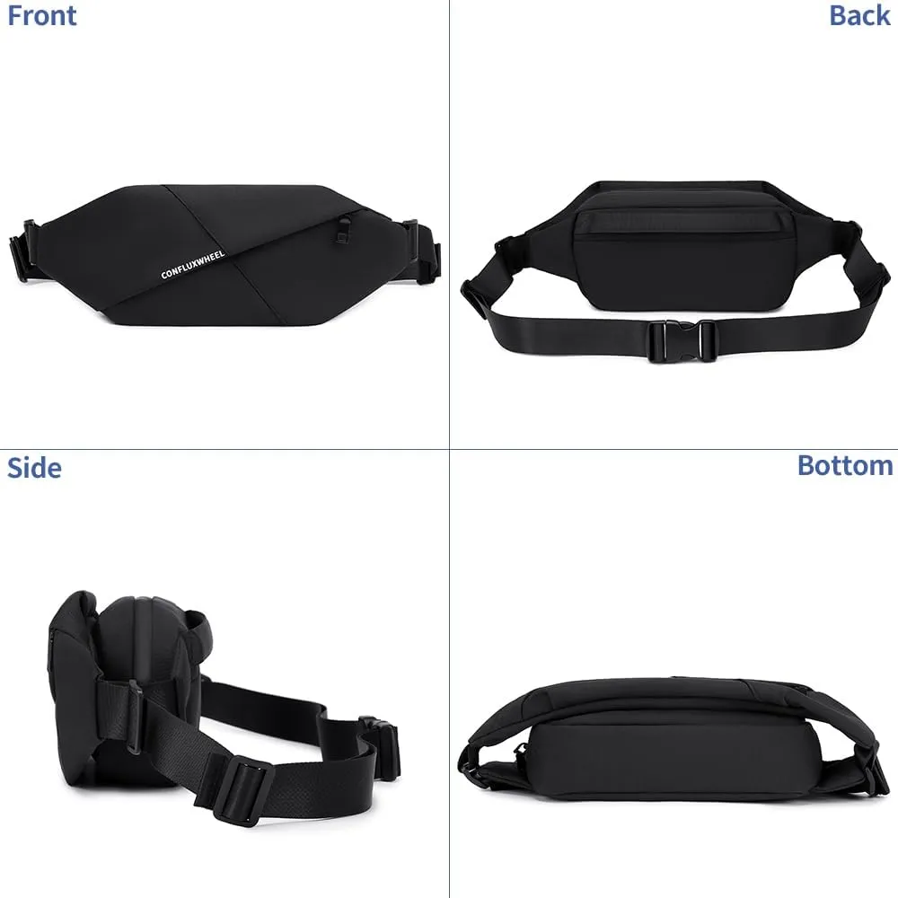 Small Sling Bag for Men & Women, Crossbody Backpack with Adjustable Shoulder Strap, Multifunctional Waterproof Sling Bag for Traveling, Running, Sports and Cycling