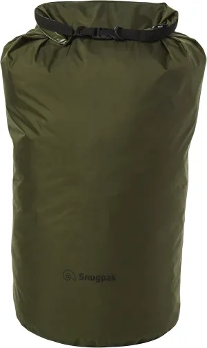 Snugpak Dri-Sak, Waterproof Storage Bag with Roll and Clip Seal, Large, Olive