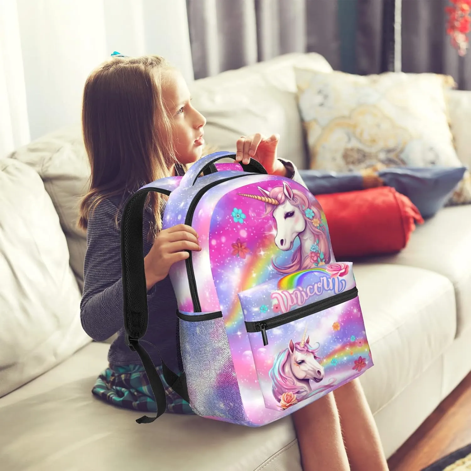 Solar System Planet Backpacks for Teens Boys Backpacks Ages 8-10 for Elementary Universe Adjustable Straps Shoulder Bag Lightweight Waterproof Galaxy Bookbags Outer Space Casual Travel Daypack Bookbag
