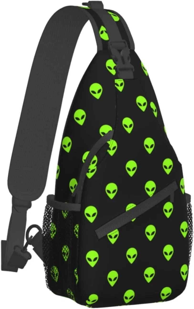 Space Planet Sling Bag,Multipurpose Crossbody Backpack Shoulder Chest Bag for Women Men Travel Hiking Daypack