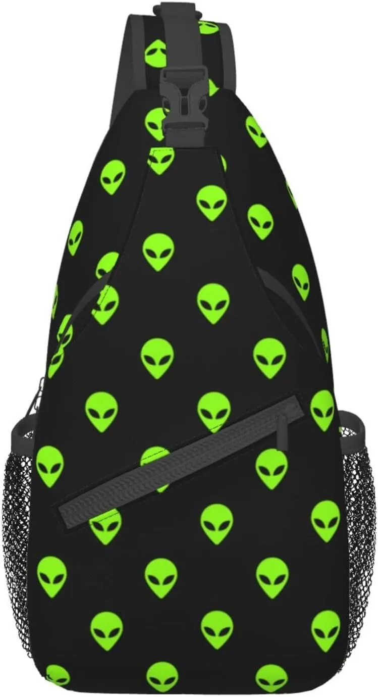 Space Planet Sling Bag,Multipurpose Crossbody Backpack Shoulder Chest Bag for Women Men Travel Hiking Daypack