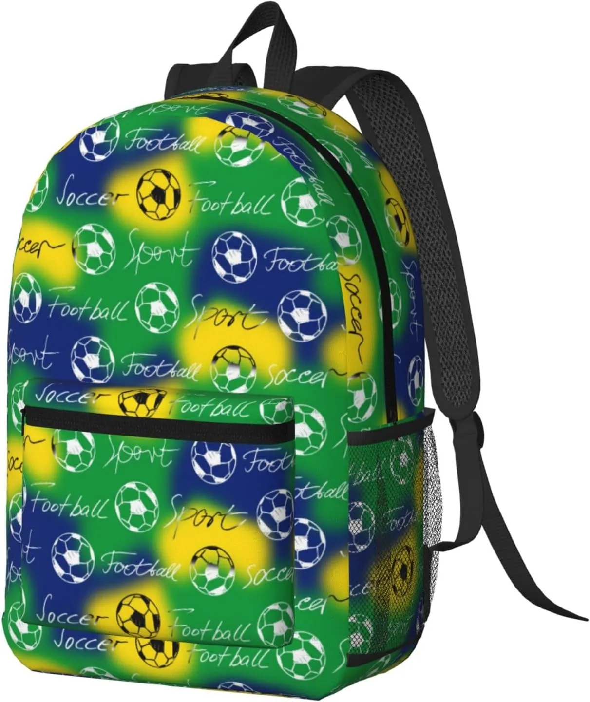 Sport soccer football 17 Inch Backpacks Multipurpose Laptop Backpack Double Shoulder Bag for Men Women Gifts