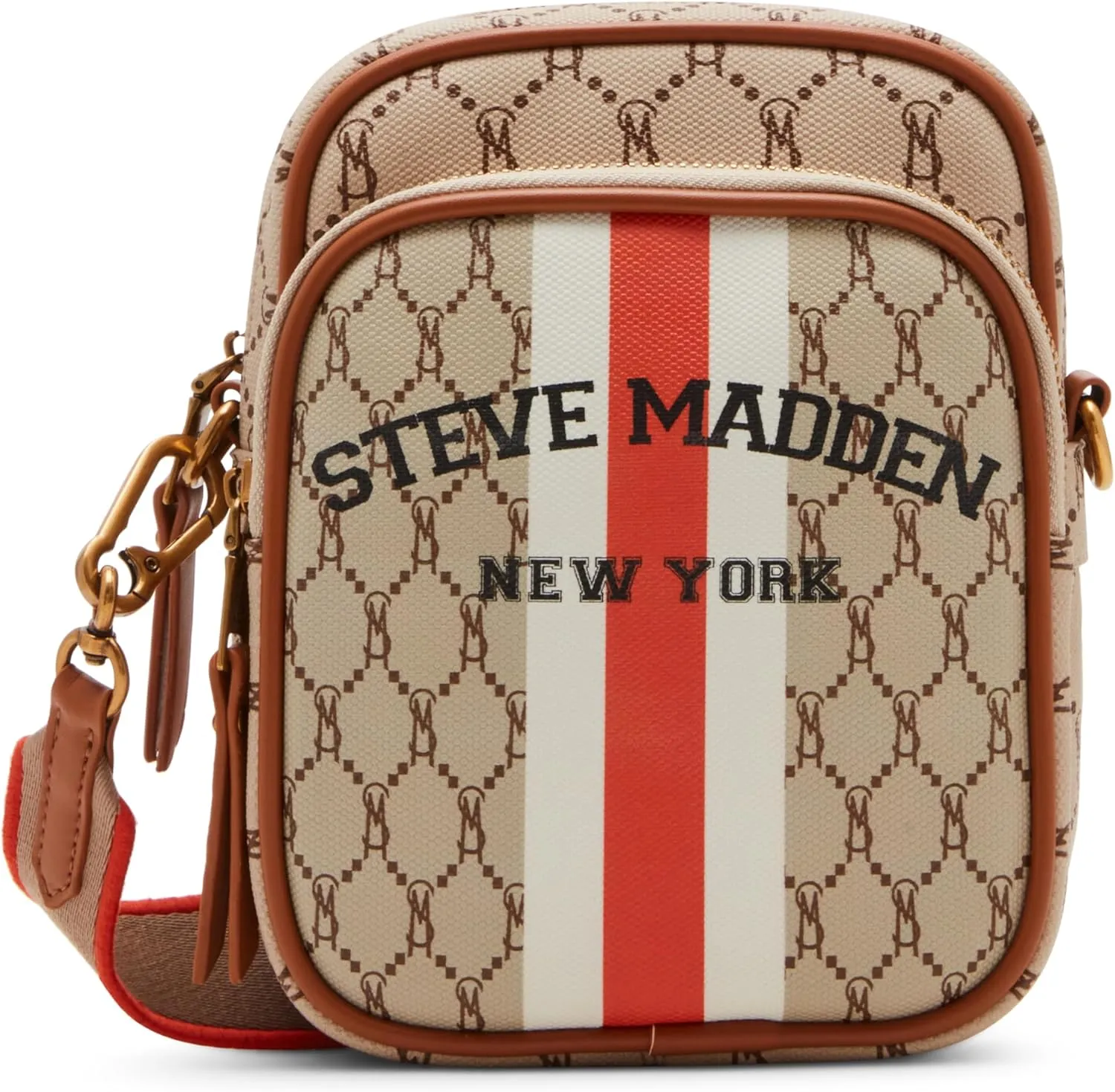 Steve Madden Drakeel Logo Crossbody, Natural