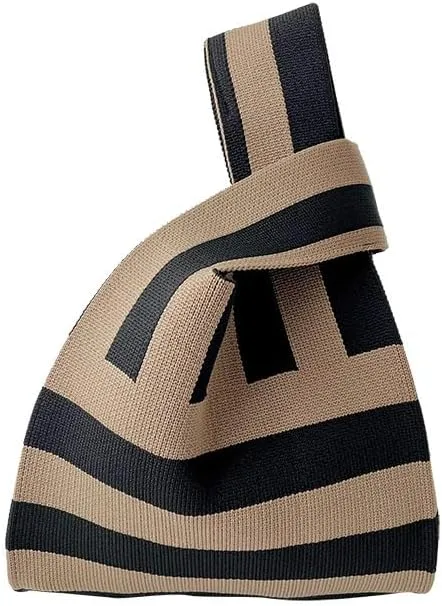 Stripe Tote Hobo Bag Women Handbag Small Min Bag Casual Crossbody Bag Gift for Women
