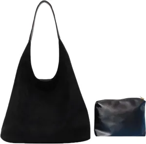 Suede Bags for Women, Suede Handbag, Suede Hobo Bag 2 Pack