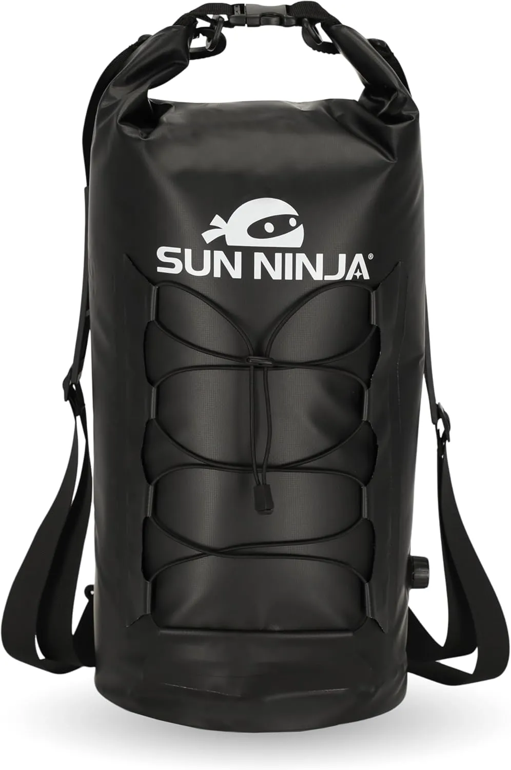 Sun Ninja Floating Dry Bag Cooler – Roll Top Leak Proof Closure, Collapsible, Waterproof Outdoor Cooler with Padded Shoulder Strap - Perfect for Kayaking, Fishing, Beach, Hiking -20L