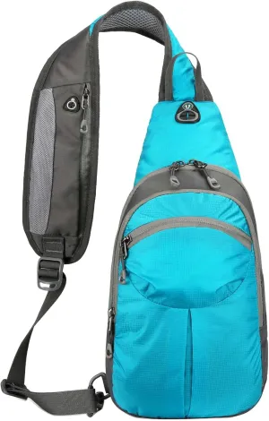 Super Lightweight Waterproof Nylon Chest Sling Bag Crossbody Daypack for Men Women 5L Sport Outdoor Travel Hiking