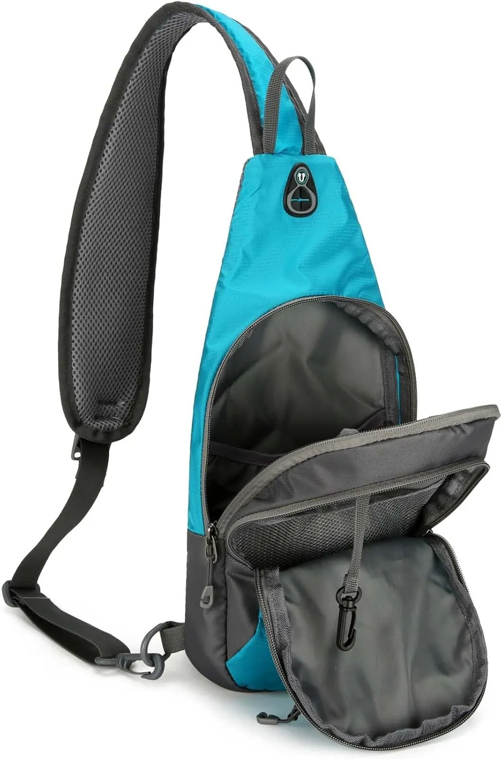 Super Lightweight Waterproof Nylon Chest Sling Bag Crossbody Daypack for Men Women 5L Sport Outdoor Travel Hiking