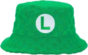 Super Mario Bros Logo Men's Checkered Bucket Hat