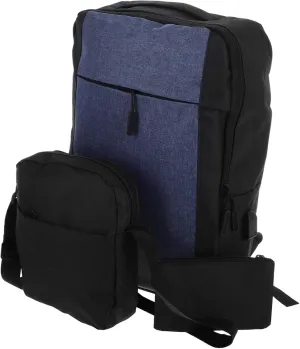 Tablet Shoulder Bag Canvas Laptop Bag Briefcase Satchel Multifunctional Backpack Comfortable for Work