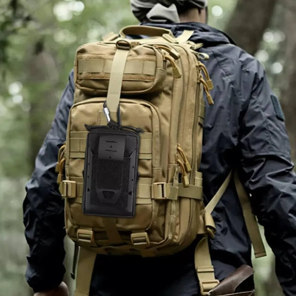 Tactical EDC Pouch Molle Utility Pouches Nylon Bag Outdoor Hunting Waist Pack Phone Holder Smartphone Pouch Gadget Organizer Tool Holster Pocket