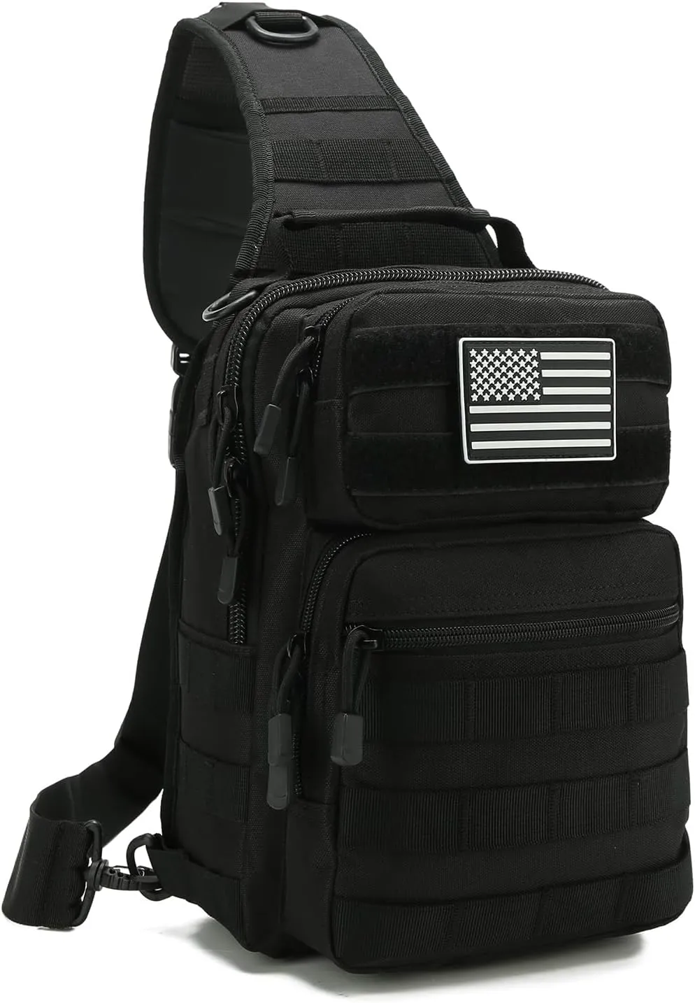 Tactical Sling Bag Backpack for Men Molle Shoulder Bag Pack Daypack Backpack for Hunting, Hiking, Traveling, Camping