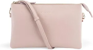 Tan & Loom Women's Genuine Leather Sling Bag | Crossbody Bag (Medium Nude Pink)