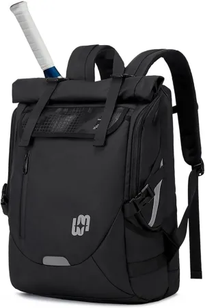 Tennis Bag Tennis Backpack for Women Men Holds 2 Rackets with Shoe Compartment, Large Pickleball Backpack Hold Tennis Racket, Pickleball Paddles, Badminton Racquet