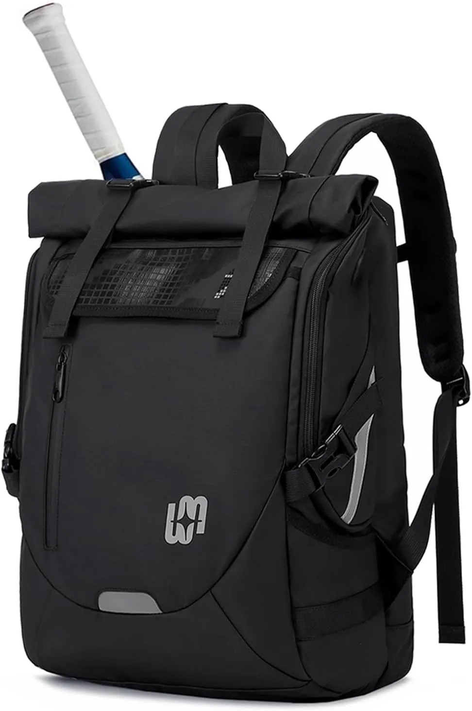 Tennis Bag Tennis Backpack for Women Men Holds 2 Rackets with Shoe Compartment, Large Pickleball Backpack Hold Tennis Racket, Pickleball Paddles, Badminton Racquet